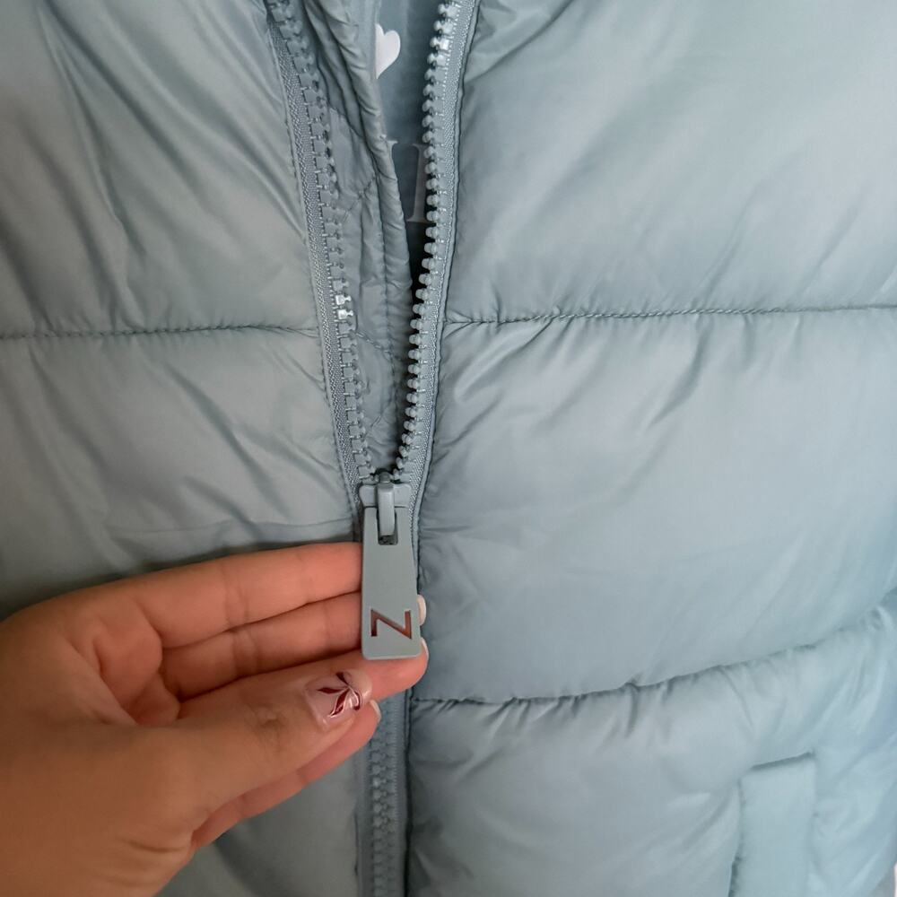 NOIZE x Jillian Harris Jilly Box Avalon Women Puffer Jacket Medium Aero Blue Ski - Picture 9 of 16